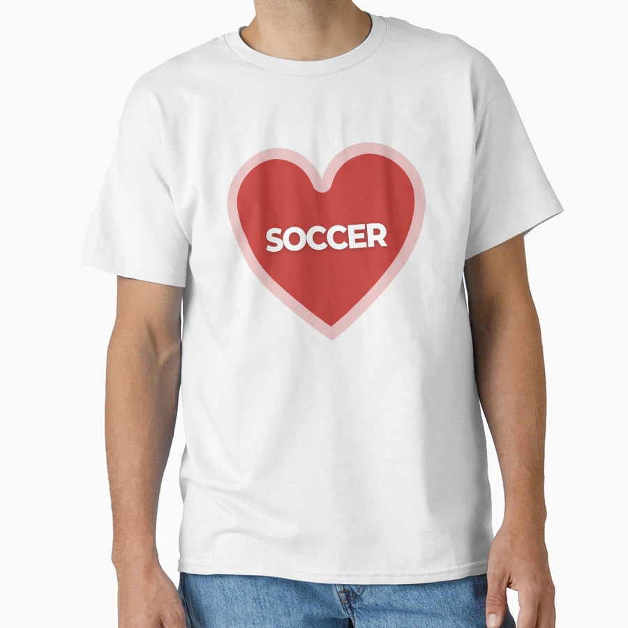 I Heart Soccer T-Shirt - Streetwear Style Men Women - T-Shirt, Sweatshirt, Hoodie