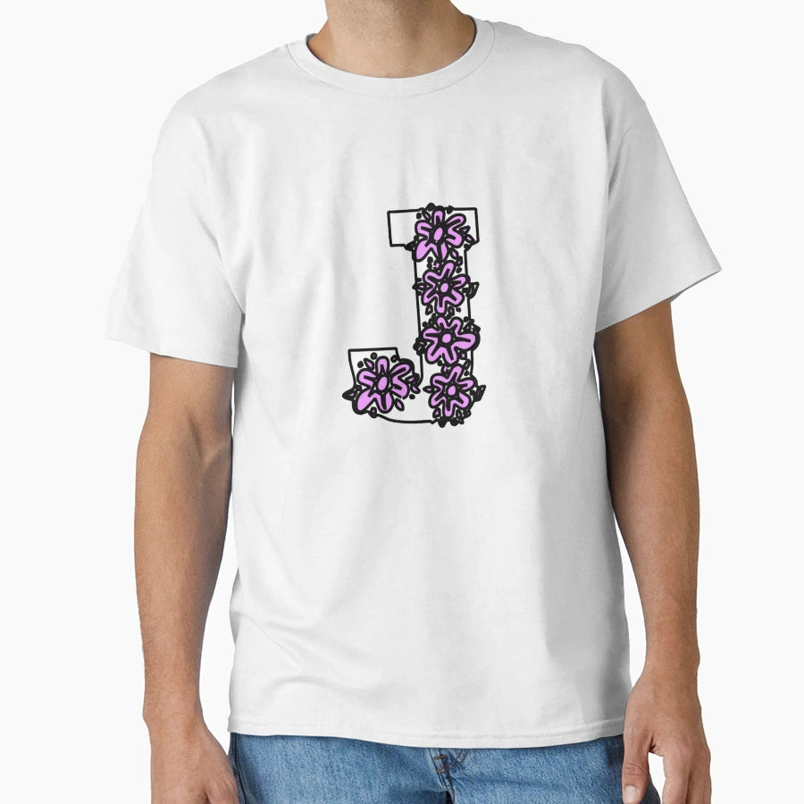 Alphabet Letter J T-Shirt - Minimalist Print Unisex - T-Shirt, Sweatshirt, Hoodie