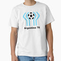 Argentina 78 T-Shirt - Unique Graphic for Adults - T-Shirt, Sweatshirt, Hoodie