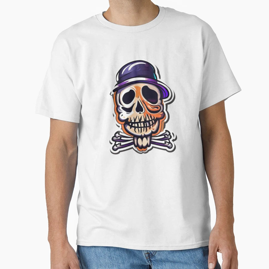 Scary Funny Halloween Skeleton Skull T-Shirt - Fun Novelty Design Unisex - T-Shirt, Sweatshirt, Hoodie