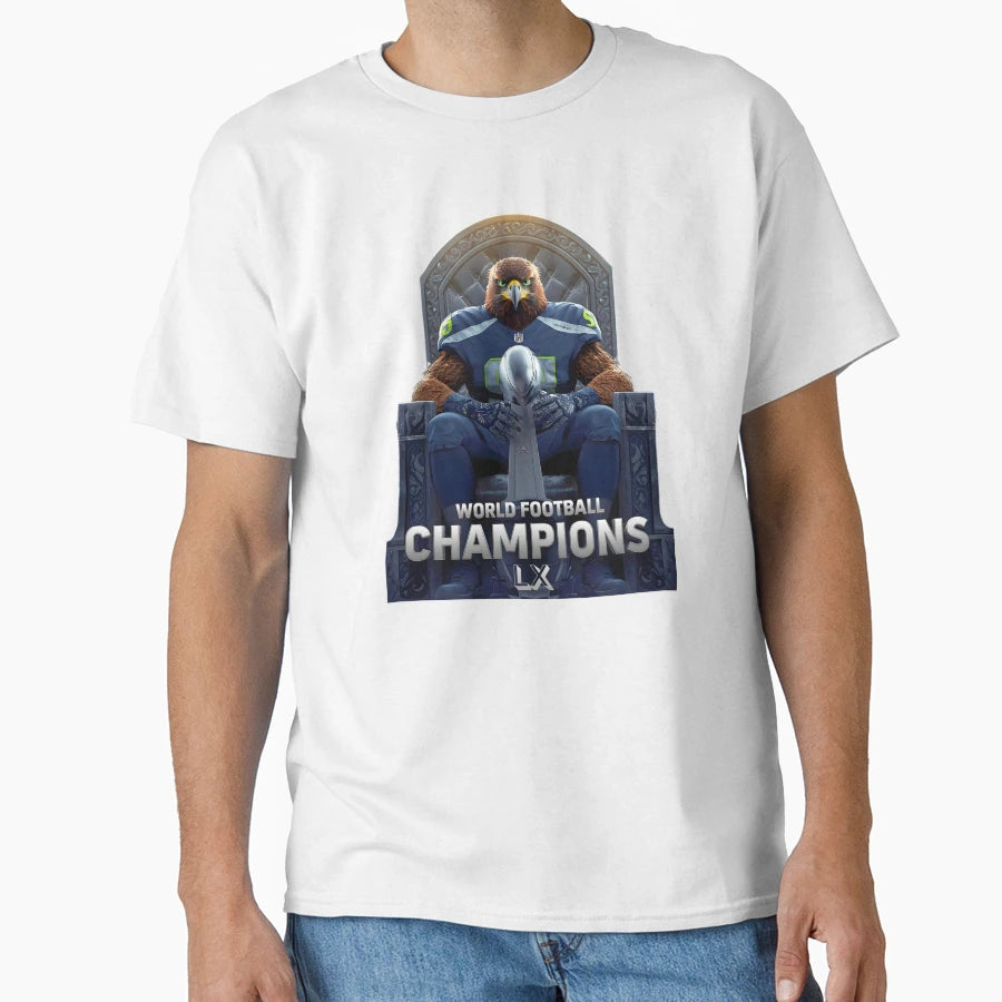 Seattle Seahawks T-Shirt - Custom Art Print for Adults - T-Shirt, Sweatshirt, Hoodie