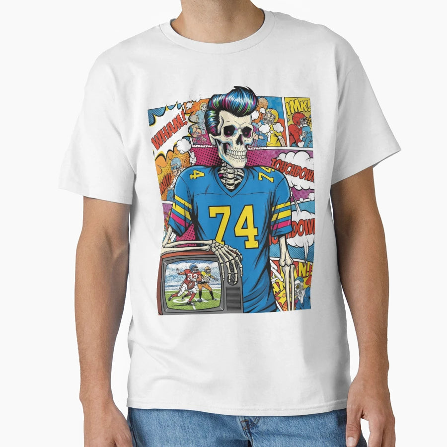 Dying To Watch Football T-Shirt - Fun Novelty Design Unisex - T-Shirt, Sweatshirt, Hoodie