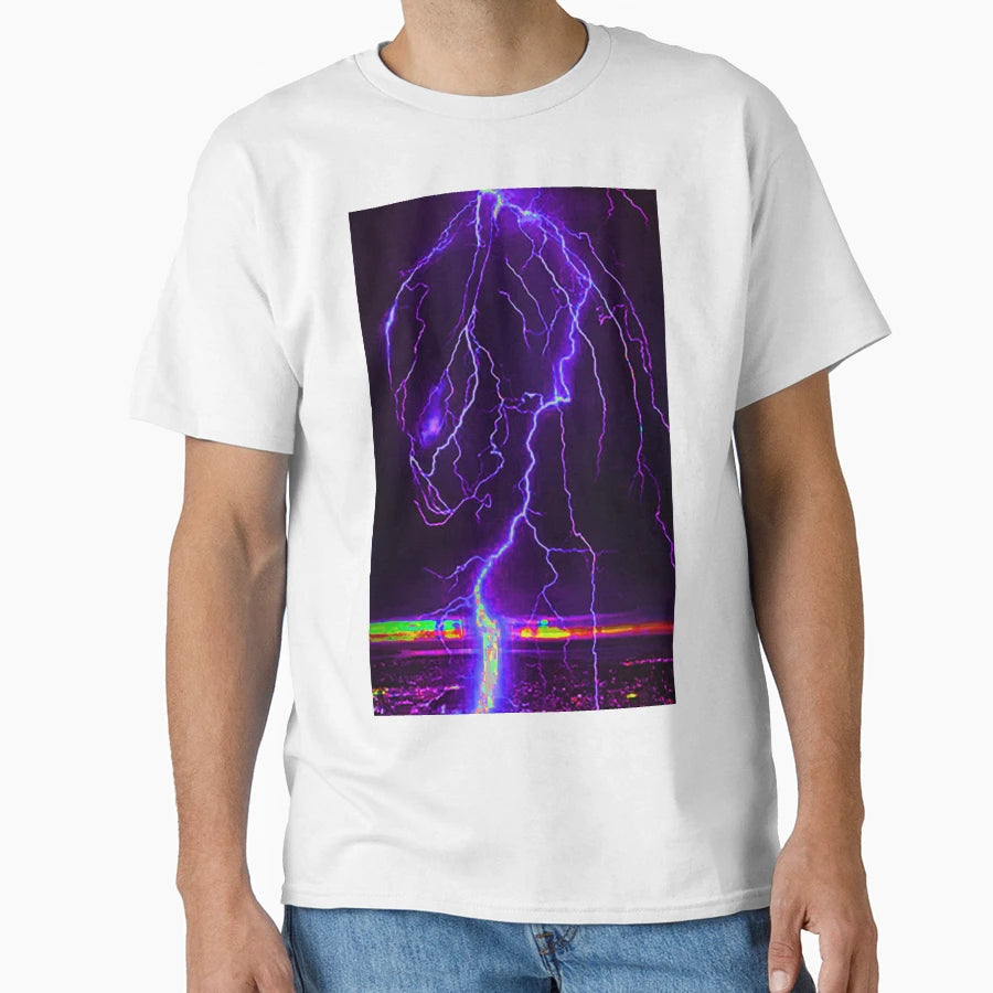 Its Coming Predator Lightning Silhouette T-Shirt - Unique Graphic Men Women - T-Shirt, Sweatshirt, Hoodie