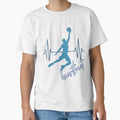 Copy Basketball Heartbeat Motivate T-Shirt - Trendy Graphic for Adults - T-Shirt, Sweatshirt, Hoodie