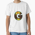 Fractal Alphabet G Is Glow Dark T-Shirt - Minimalist Print Men Women - T-Shirt, Sweatshirt, Hoodie