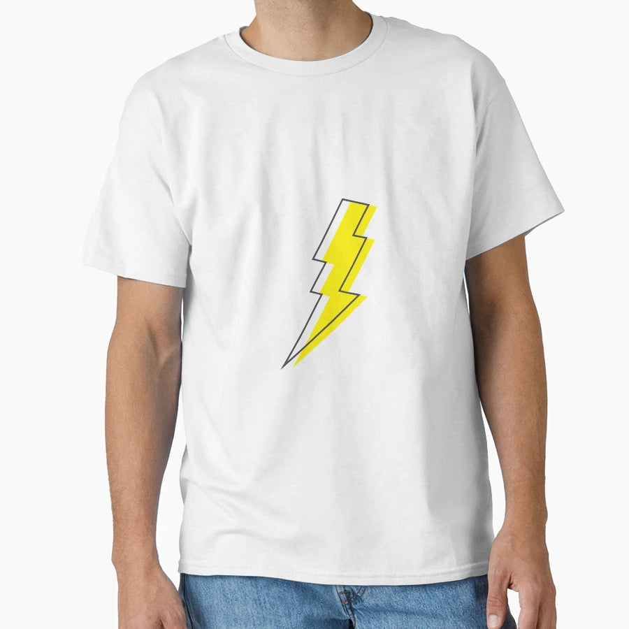 Lightning Bolt Yellow T-Shirt - Fun Novelty Design Men Women - T-Shirt, Sweatshirt, Hoodie