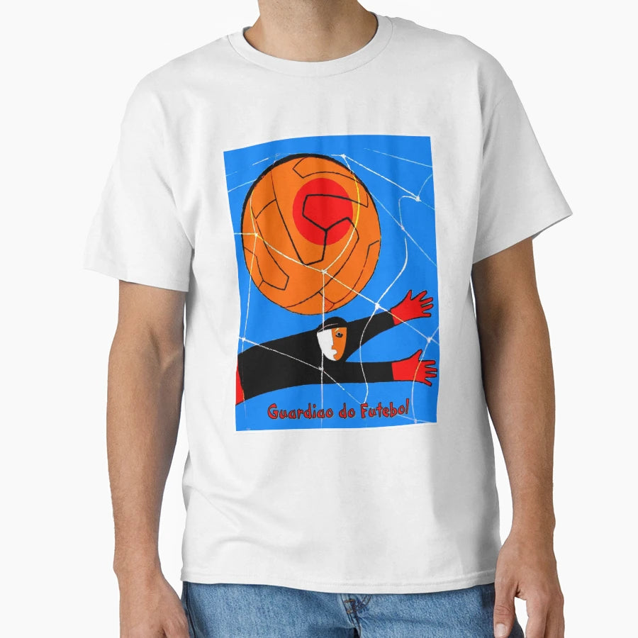 Soccer Guardiao Do Futebol Abstract T-Shirt - Trendy Graphic Men Women - T-Shirt, Sweatshirt, Hoodie