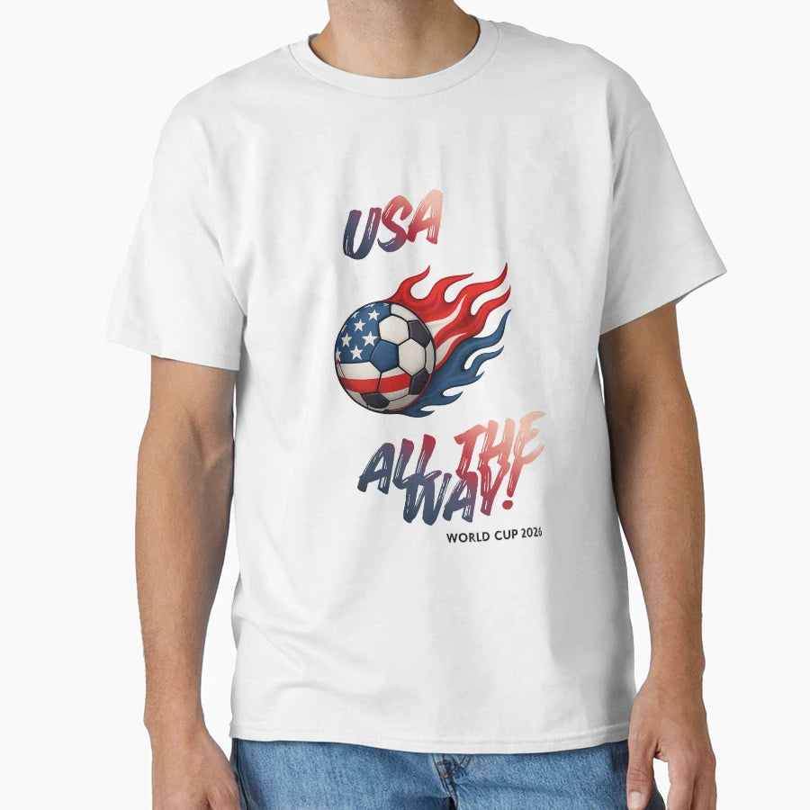 Usa Soccer T-Shirt - Streetwear Style for Adults - T-Shirt, Sweatshirt, Hoodie