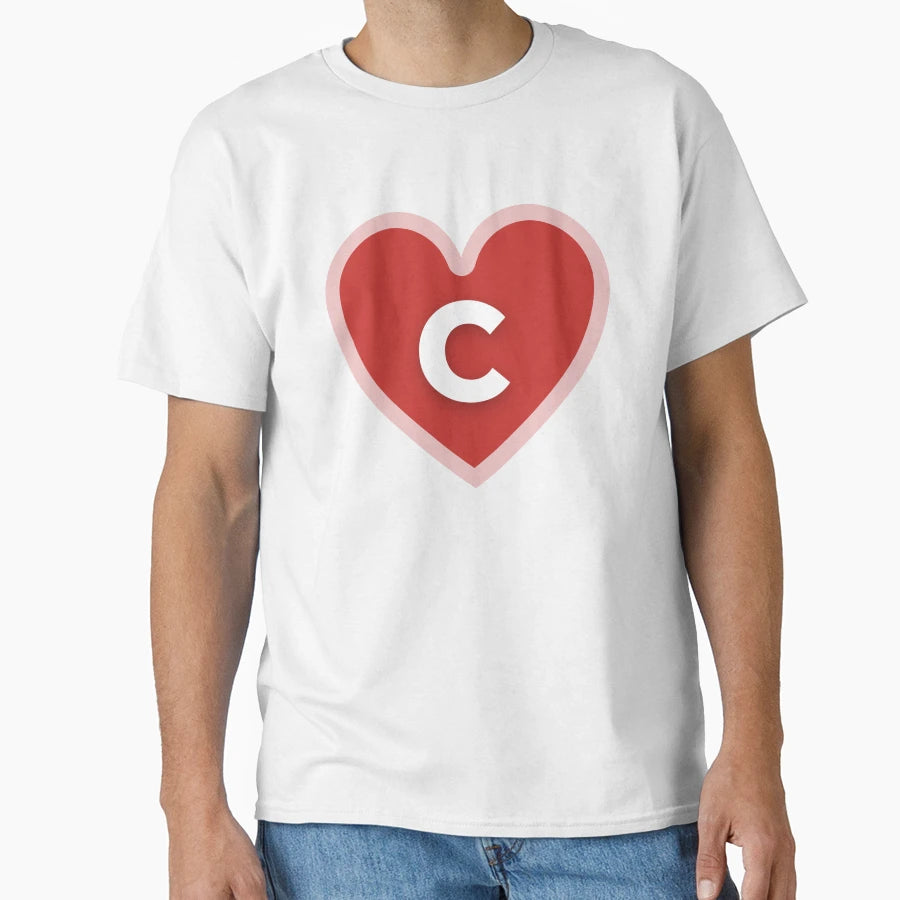 I Heart C T-Shirt - Aesthetic Graphic for Adults - T-Shirt, Sweatshirt, Hoodie