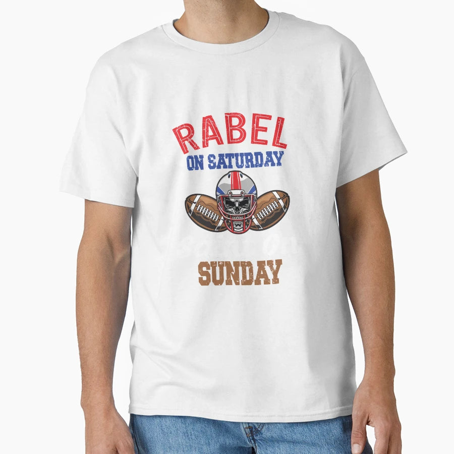 Rebel Saturday Holy Sunday T-Shirt - Aesthetic Graphic Unisex - T-Shirt, Sweatshirt, Hoodie