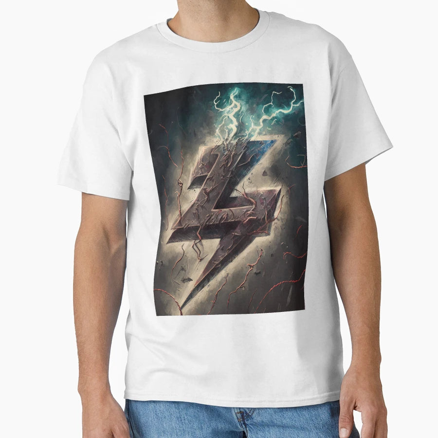 Zigzag Lightning T-Shirt - Graphic Print for Adults - T-Shirt, Sweatshirt, Hoodie
