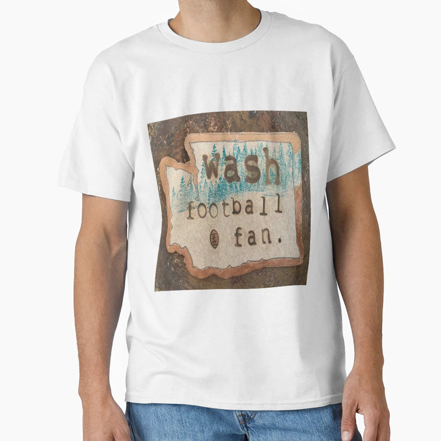 Washington Football Fan T-Shirt - Custom Art Print for Adults - T-Shirt, Sweatshirt, Hoodie