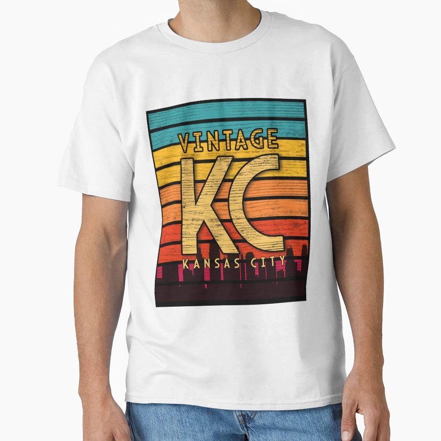 Kc Kansas City T-Shirt - Custom Art Print for Adults - T-Shirt, Sweatshirt, Hoodie