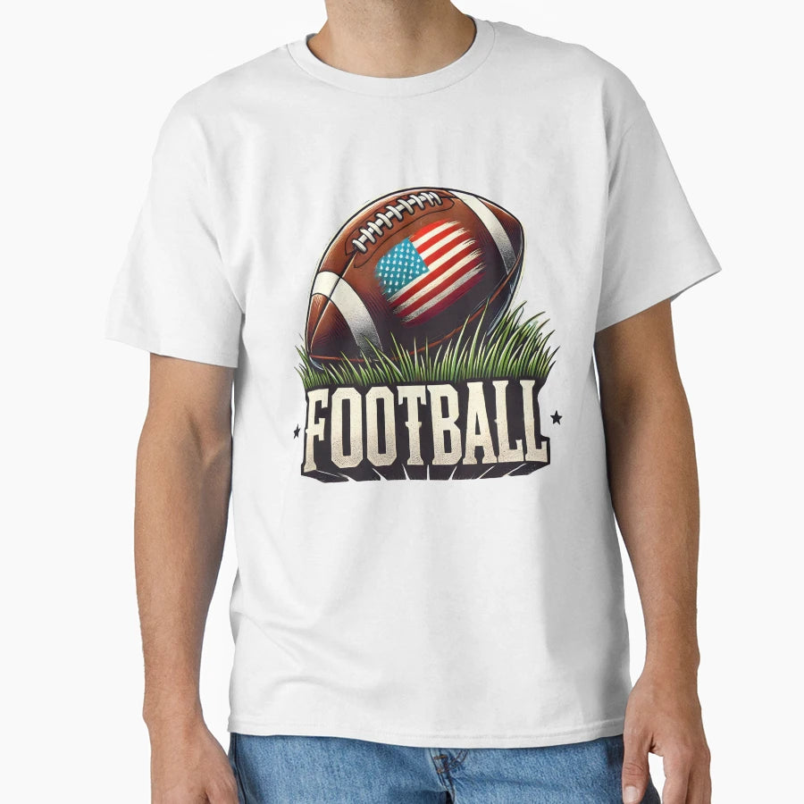 Football Sports Usa Football Rugby Nfl T-Shirt - Trendy Graphic for Adults - T-Shirt, Sweatshirt, Hoodie