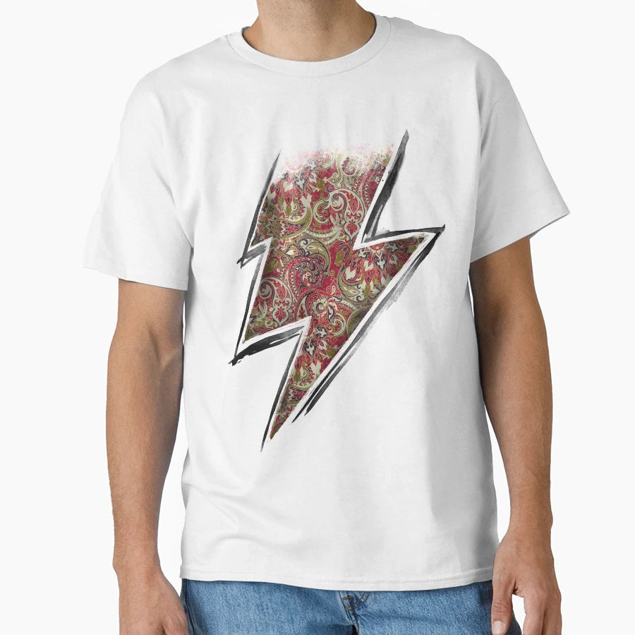 Lightning Paisly T-Shirt - Unique Graphic Men Women - T-Shirt, Sweatshirt, Hoodie