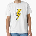 Zeus Lightening Bolt Zeus Yellow T-Shirt - Minimalist Print Men Women - T-Shirt, Sweatshirt, Hoodie