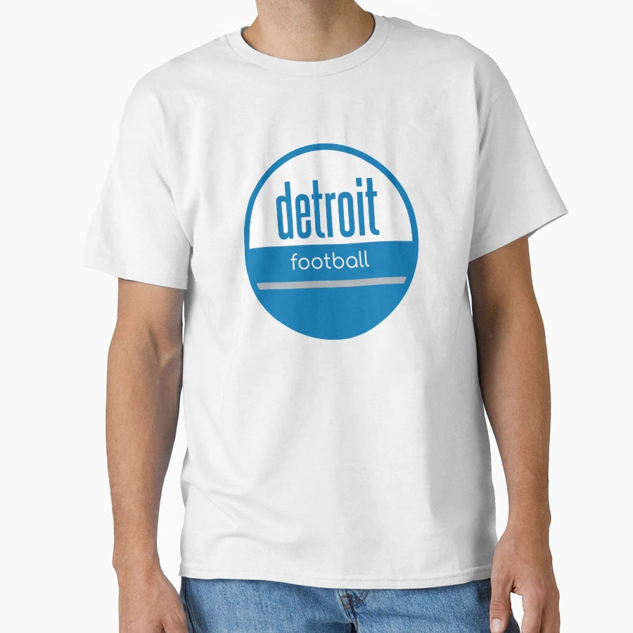 Detroit Football T-Shirt - Graphic Print Men Women - T-Shirt, Sweatshirt, Hoodie