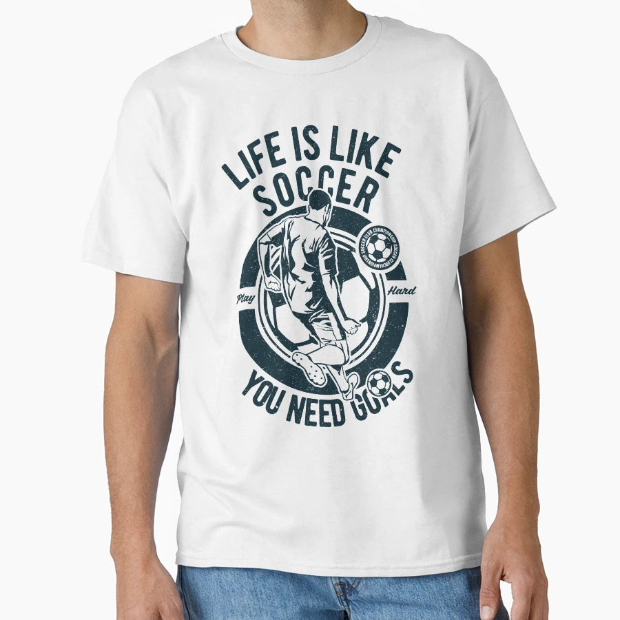 Soccer T-Shirt - Trendy Graphic for Adults - T-Shirt, Sweatshirt, Hoodie