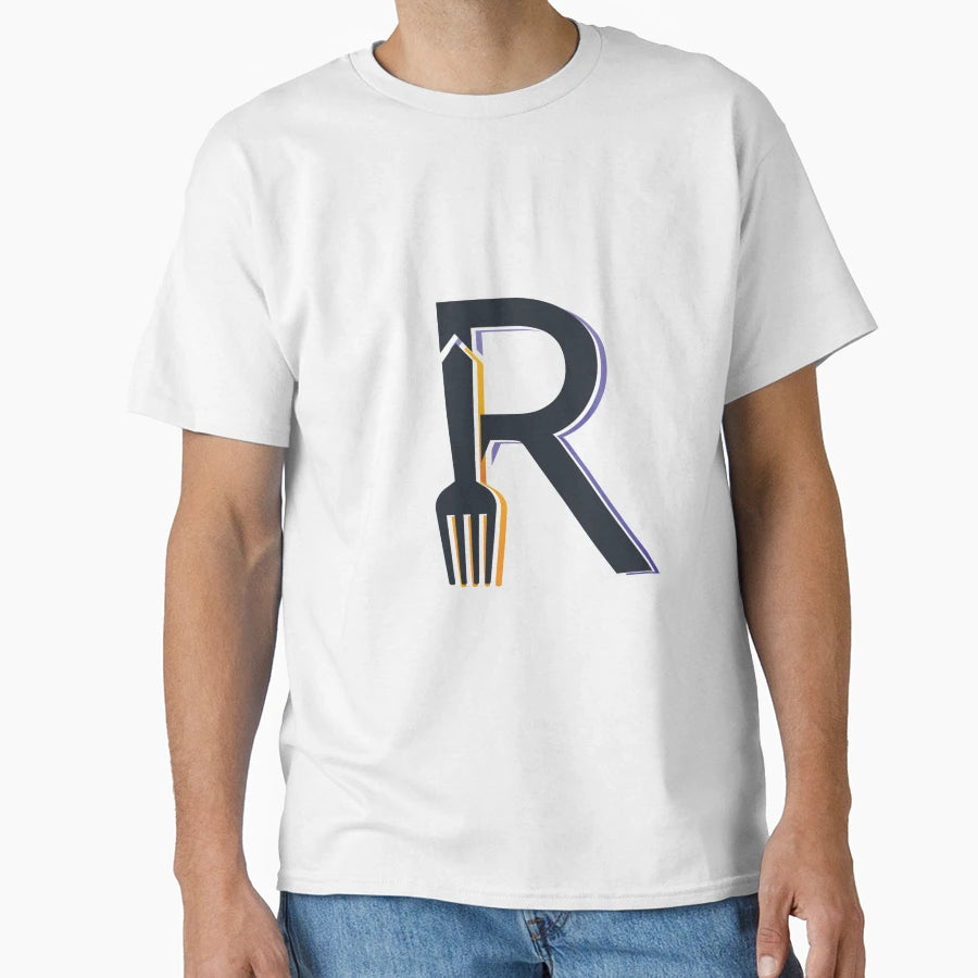 Letter R T-Shirt - Casual Everyday Wear Men Women - T-Shirt, Sweatshirt, Hoodie