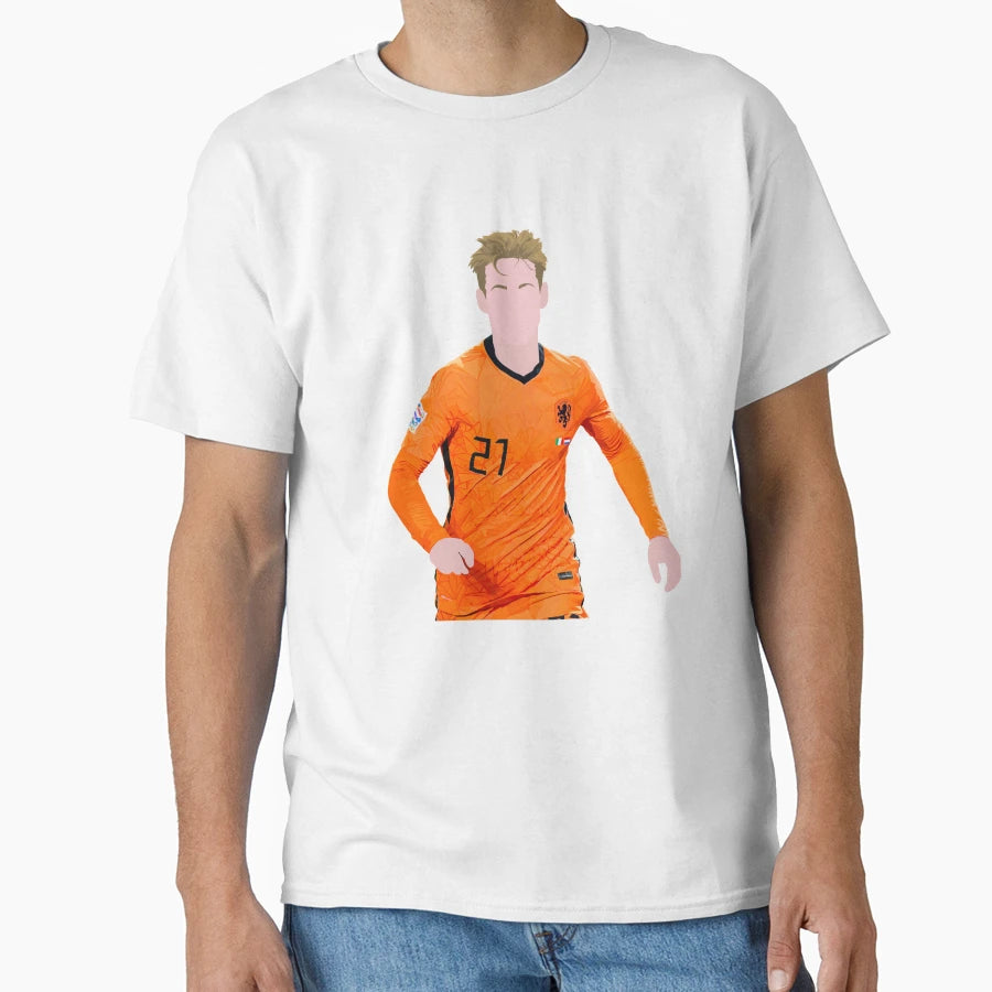 Frenkie De Jong T-Shirt - Graphic Print for Adults - T-Shirt, Sweatshirt, Hoodie