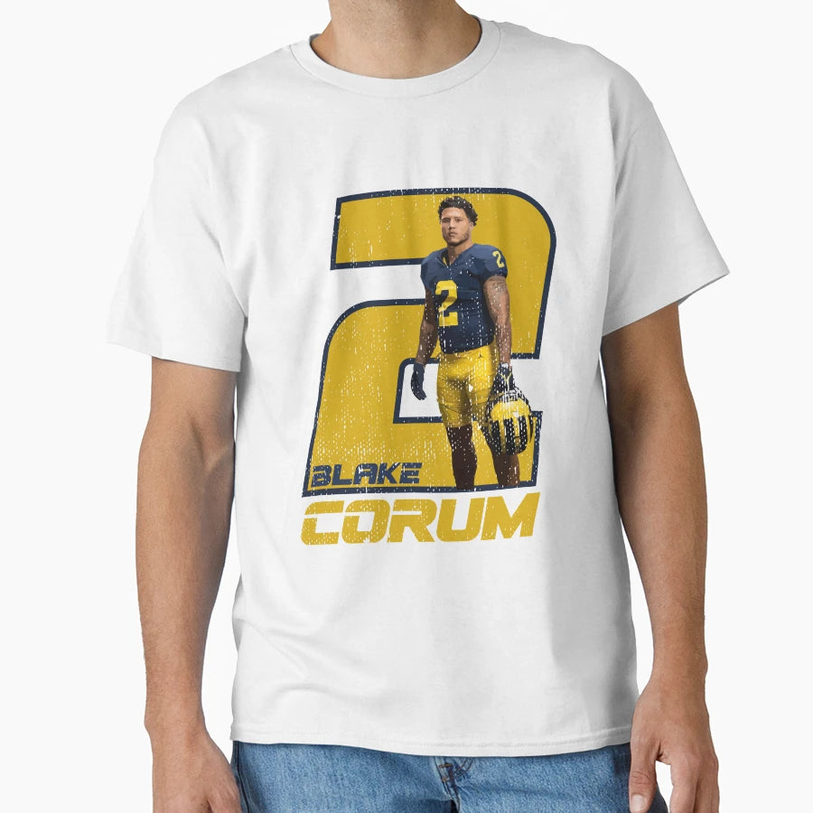 Blake Corum T-Shirt - Graphic Print Unisex - T-Shirt, Sweatshirt, Hoodie