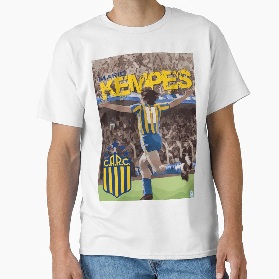 Mario Kempes Rosario Central T-Shirt - Trendy Graphic Men Women - T-Shirt, Sweatshirt, Hoodie