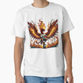 Fire Football Ignite Passion Game T-Shirt - Fun Novelty Design for Adults - T-Shirt, Sweatshirt, Hoodie