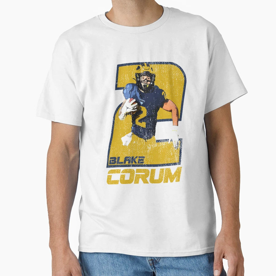 Blake Corum T-Shirt - Minimalist Print for Adults - T-Shirt, Sweatshirt, Hoodie