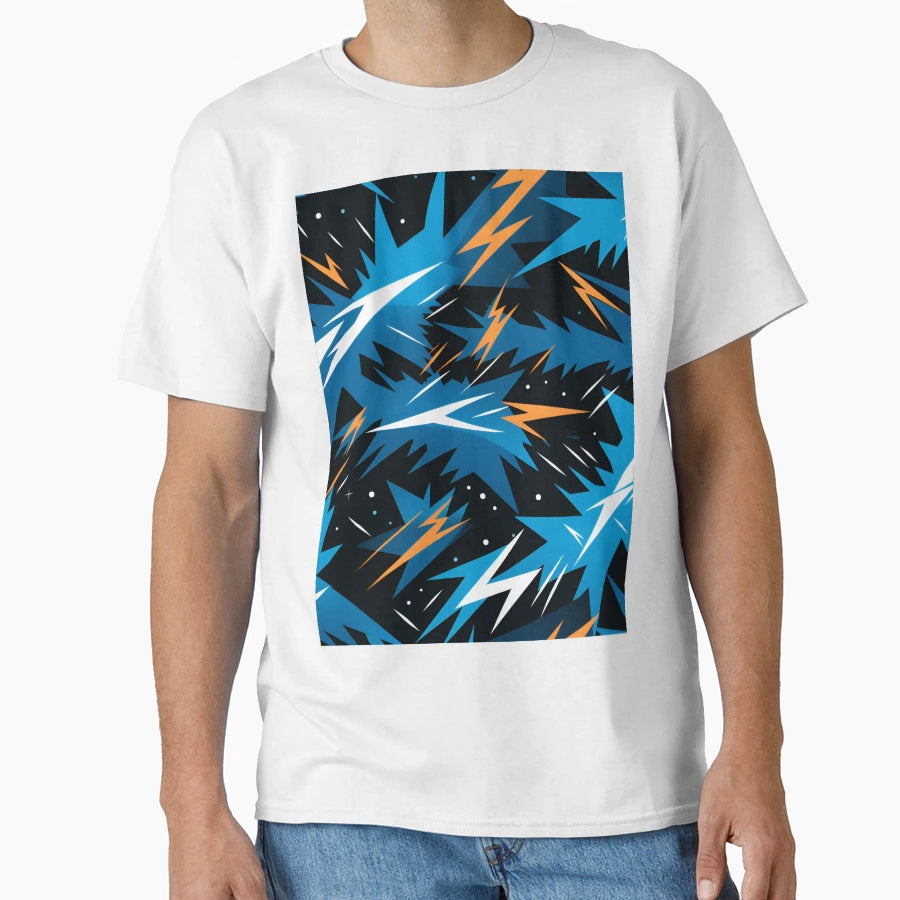 Thunder Seamless Digital Paper T-Shirt - Graphic Print Unisex - T-Shirt, Sweatshirt, Hoodie