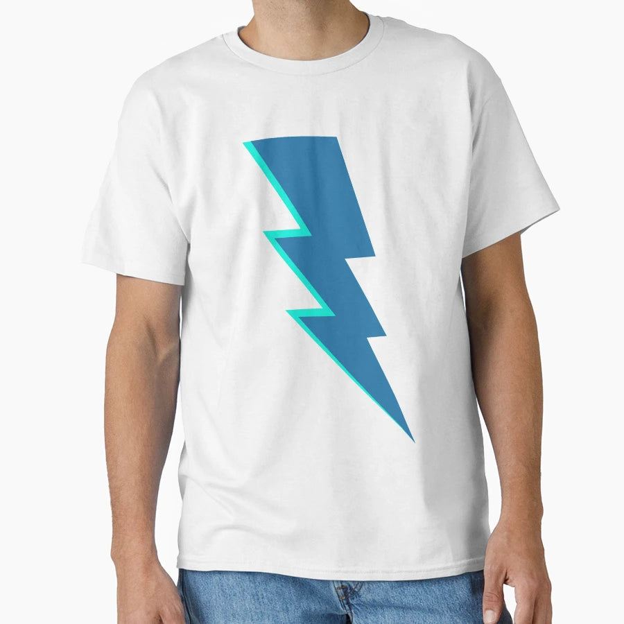 Blue Lightning T-Shirt - Unique Graphic for Adults - T-Shirt, Sweatshirt, Hoodie