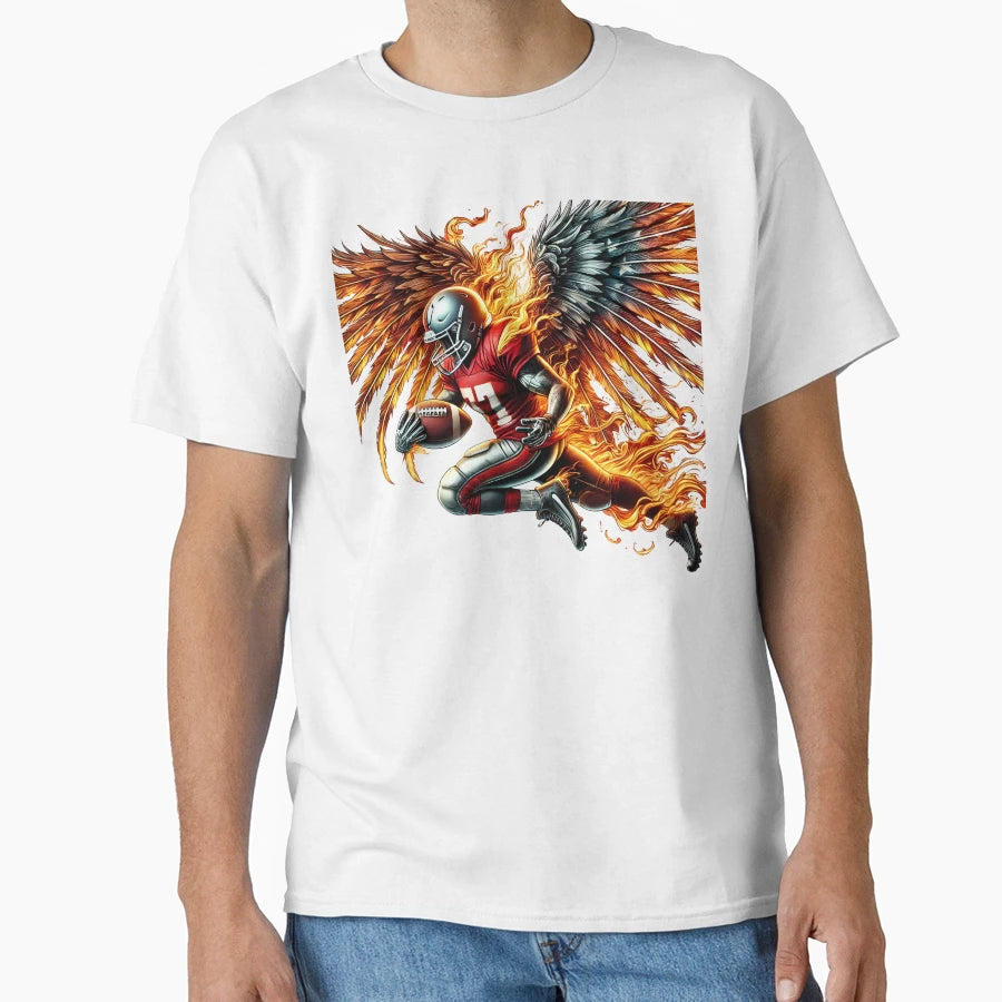 American Football Power And Passion T-Shirt - Custom Art Print for Adults - T-Shirt, Sweatshirt, Hoodie