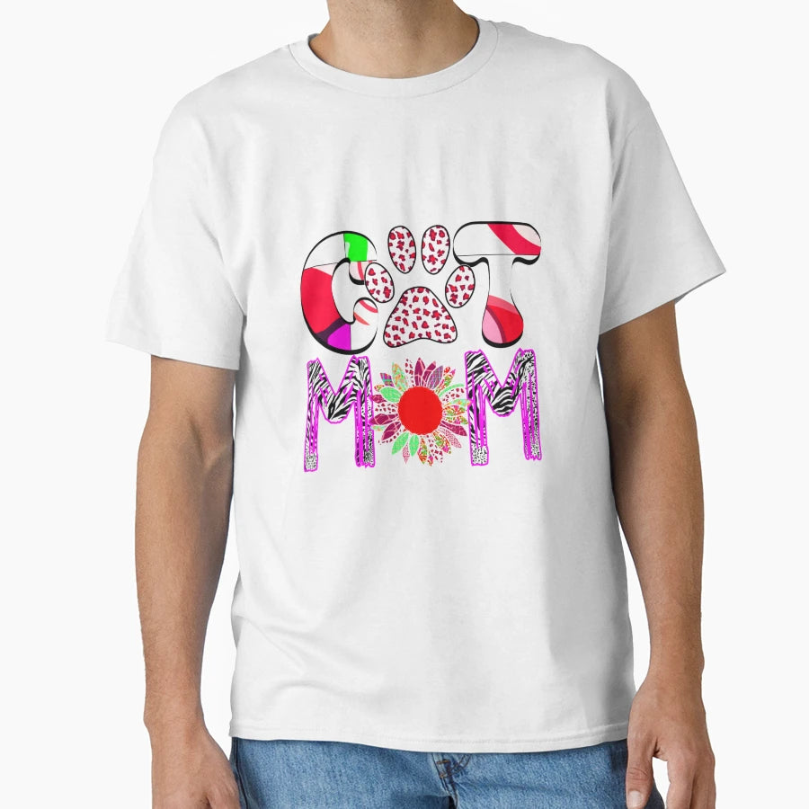 Cat Mom T-Shirt - Novelty Apparel Unisex - T-Shirt, Sweatshirt, Hoodie