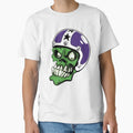 Crazy Skull Helmet T-Shirt - Aesthetic Graphic for Adults - T-Shirt, Sweatshirt, Hoodie