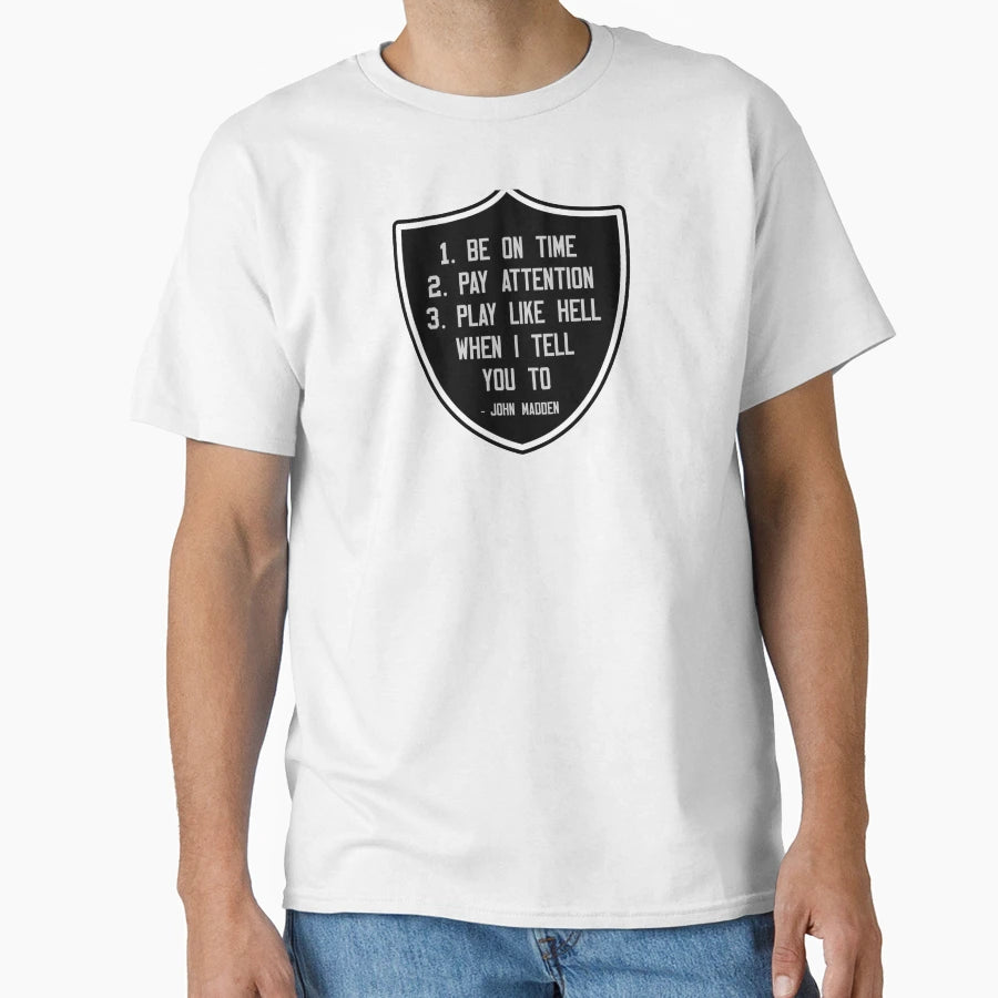 Madden Rules T-Shirt - Unique Graphic Men Women - T-Shirt, Sweatshirt, Hoodie