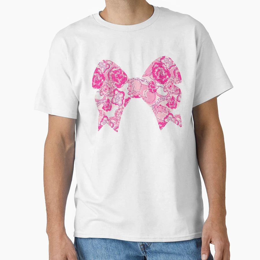 Phi Mu Bow T-Shirt - Minimalist Print for Adults - T-Shirt, Sweatshirt, Hoodie