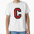 Letter C Black Red Character T-Shirt - Graphic Print for Adults - T-Shirt, Sweatshirt, Hoodie