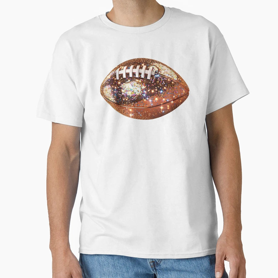 Disco Ball Football T-Shirt - Novelty Apparel Unisex - T-Shirt, Sweatshirt, Hoodie