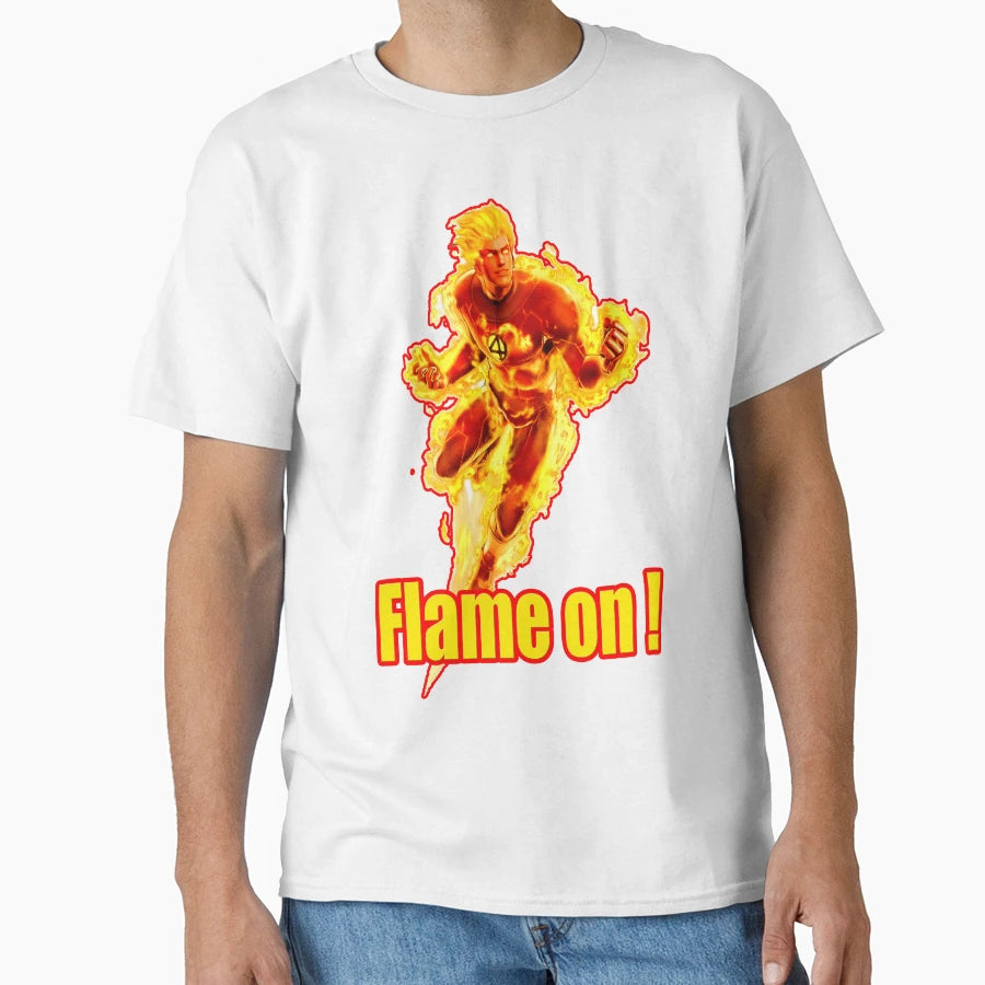 Flame T-Shirt - Fun Novelty Design Unisex - T-Shirt, Sweatshirt, Hoodie