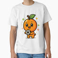 Kawaii Orange Soccer Ball T-Shirt - Streetwear Style Men Women - T-Shirt, Sweatshirt, Hoodie