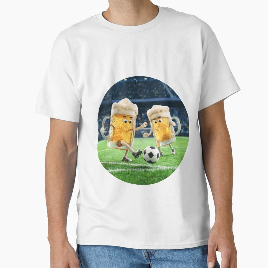 Beers Football T-Shirt - Unique Graphic Unisex - T-Shirt, Sweatshirt, Hoodie