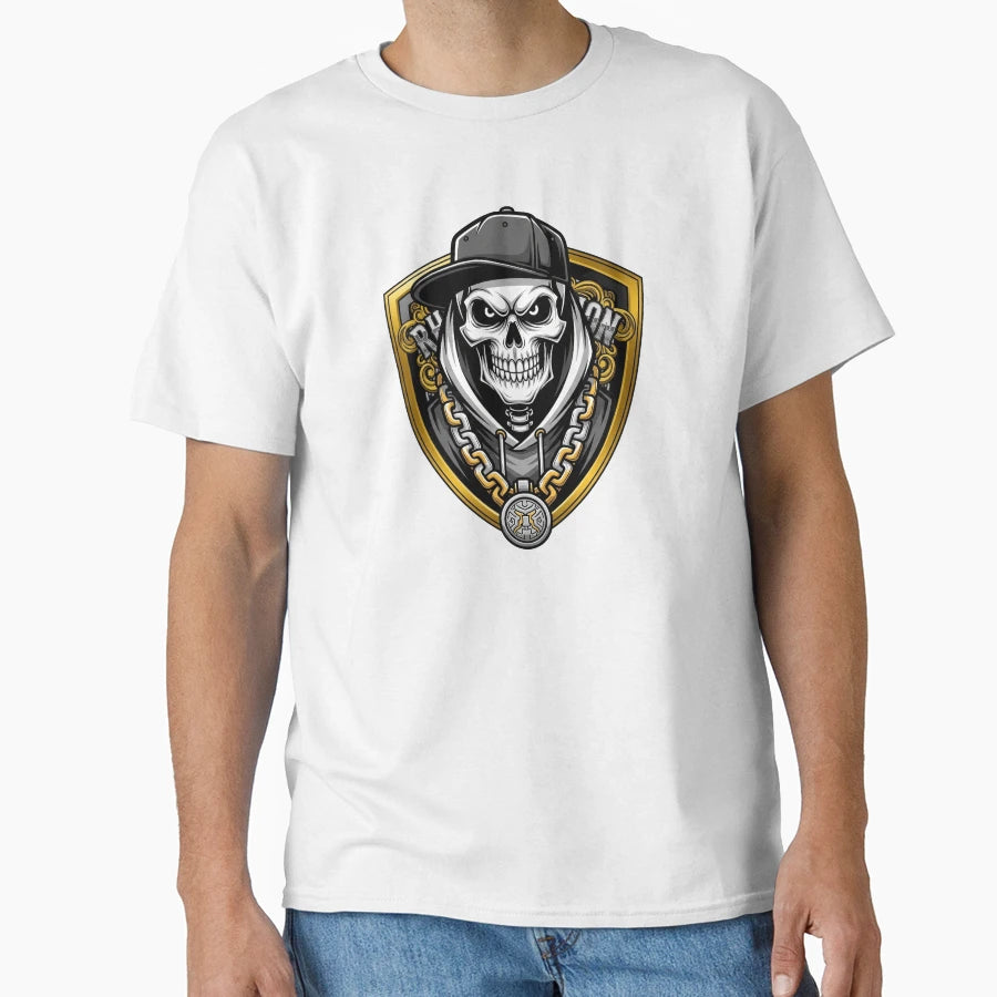 Lil Skeleton T-Shirt - Custom Art Print for Adults - T-Shirt, Sweatshirt, Hoodie