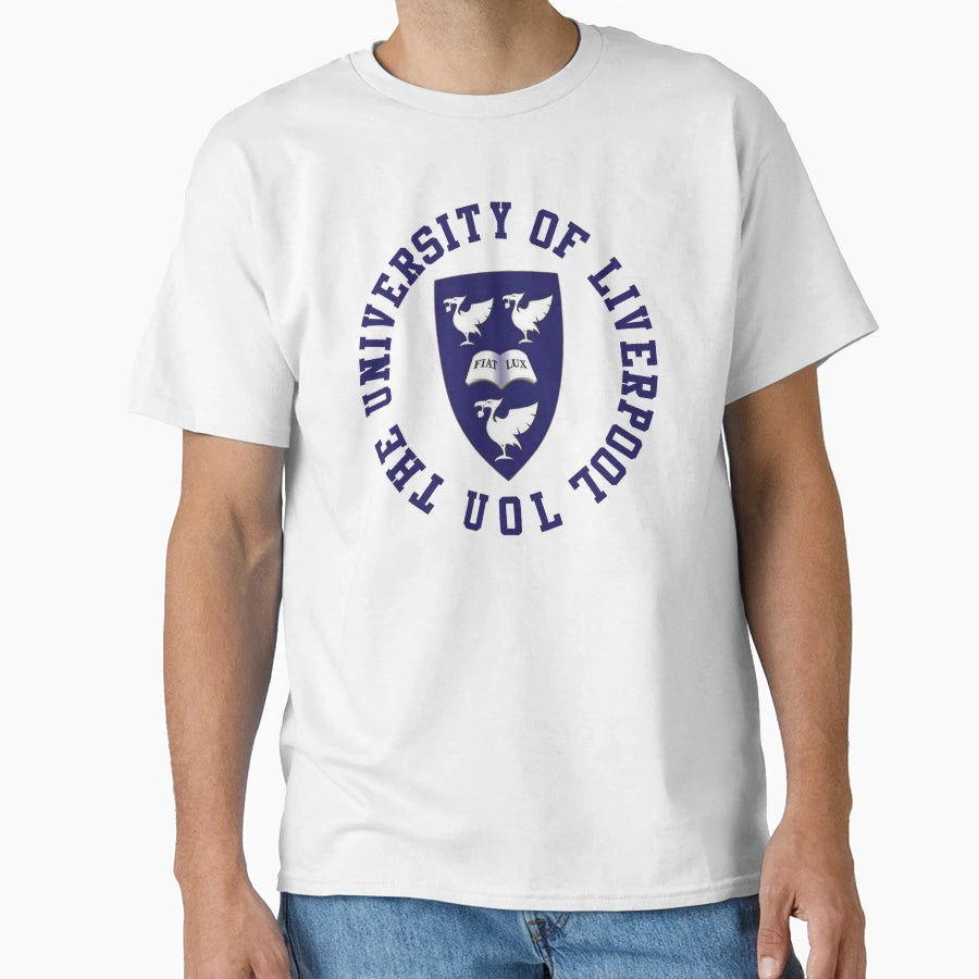 University Liverpool England T-Shirt - Minimalist Print Unisex - T-Shirt, Sweatshirt, Hoodie