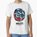 Haiti Football Country Flag T-Shirt - Trendy Graphic Men Women - T-Shirt, Sweatshirt, Hoodie