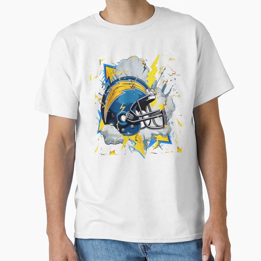 Los Angeles Football Helmet T-Shirt - Aesthetic Graphic for Adults - T-Shirt, Sweatshirt, Hoodie