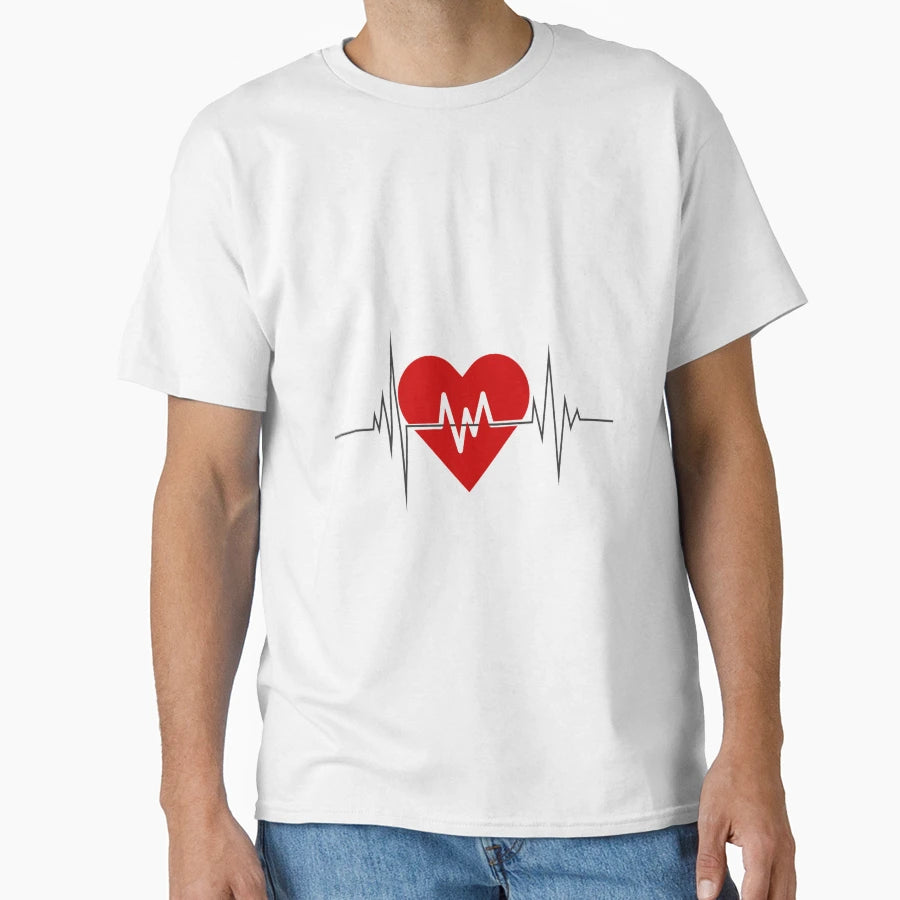 Heartbeat T-Shirt - Streetwear Style Unisex - T-Shirt, Sweatshirt, Hoodie
