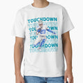 Blue Football Touchdown T-Shirt - Streetwear Style Men Women - T-Shirt, Sweatshirt, Hoodie