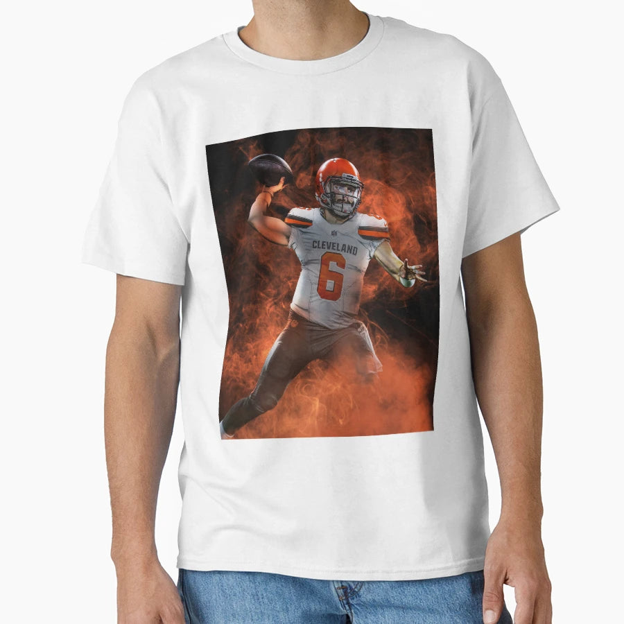 Baker M Cleveland Sports Art T-Shirt - Graphic Print Men Women - T-Shirt, Sweatshirt, Hoodie
