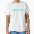 Friday Neon Cyberpunk Typography T-Shirt - Unique Graphic Men Women - T-Shirt, Sweatshirt, Hoodie
