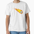 Fire Soccerball Fireball Made Me Do It T-Shirt - Novelty Apparel for Adults - T-Shirt, Sweatshirt, Hoodie