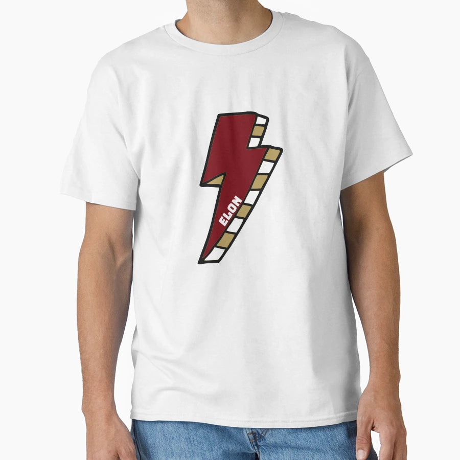 Elon Lightning Bolt T-Shirt - Unique Graphic Unisex - T-Shirt, Sweatshirt, Hoodie